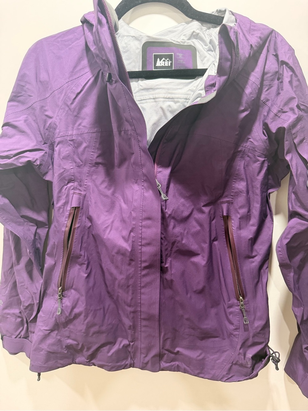 REI Women's Purple Hooded Ski Jacket 0071
